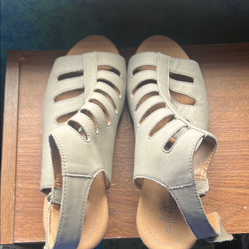 Clarks Tan Sandals Comfortable Summer Footwear